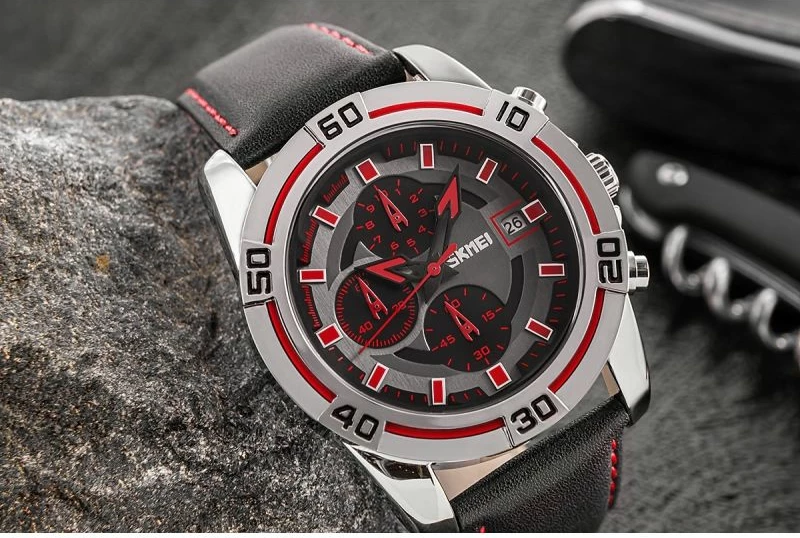 Orë dore për meshkuj Skmei, e zezë