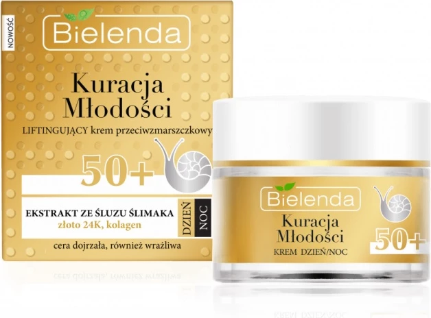 Krem kundër rrudhave për femra Bielenda Youthful Treatment Lifting 50+, 50ml