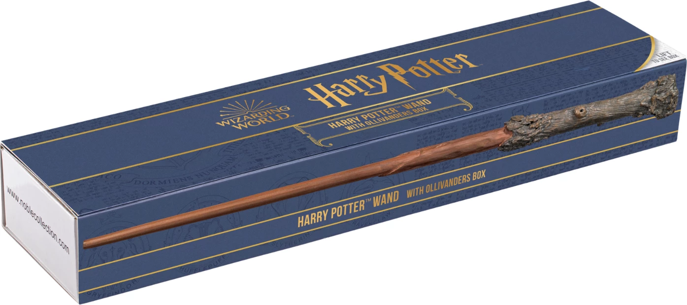 Shkop magjik Noble Collection Harry Potter Harry's, 35.5 cm, me kuti Ollivanders