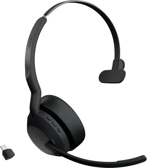 Kufje Jabra Evolve2 55 MS Mono 25599-899-899, rreze 30 m, kabllo 1 m, zezë