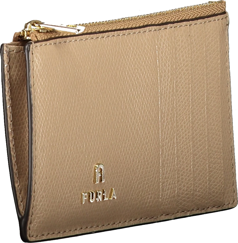 Portofol FURLA Camelia M Zipped Card femra, bezhe