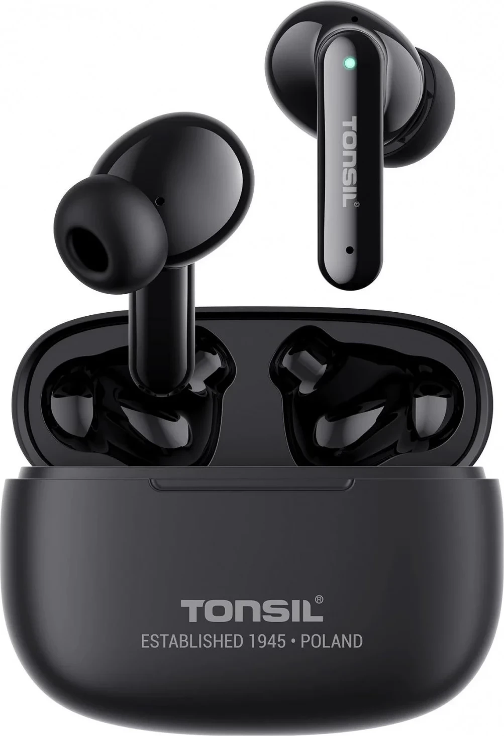 Kufje Tonsil T55BT Pro, True Wireless, ANC, Bluetooth 5.1, të zeza
