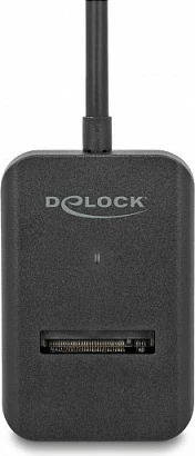 Konvertues DeLOCK Combo për SSD M.2 NVMe/SATA në USB-C 10Gbps, i zi