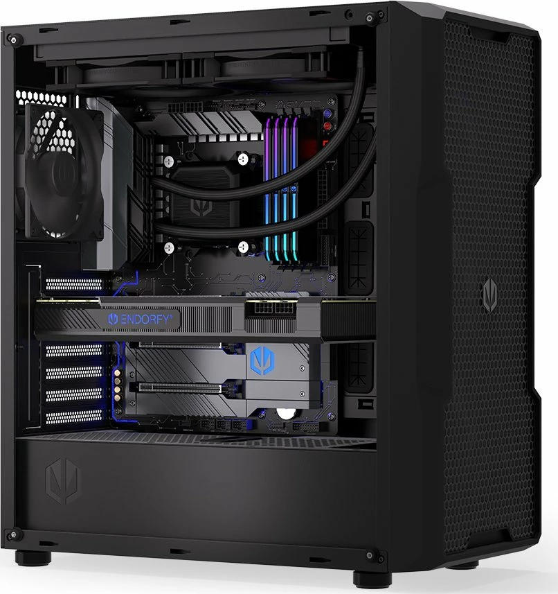 Ftohje me ujë AIO Endorfy Navis F280 (EY3B002), radiator 280 mm, 2x140 mm PWM, e zezë