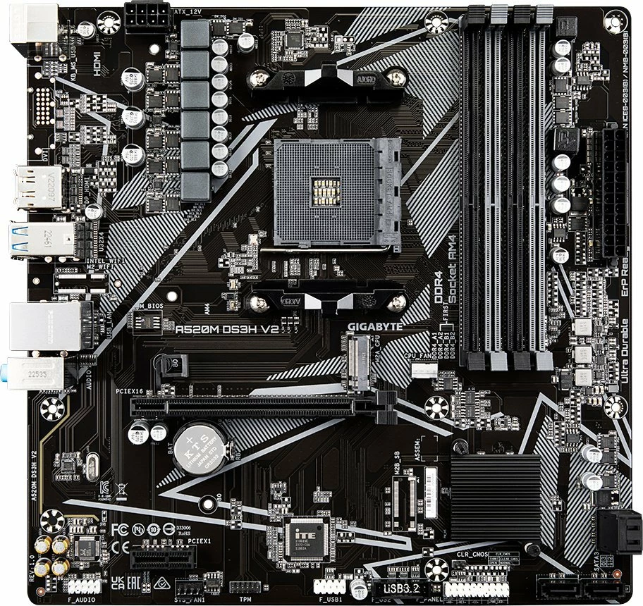Pllakë amë Gigabyte A520M DS3H V2 mATX AM4