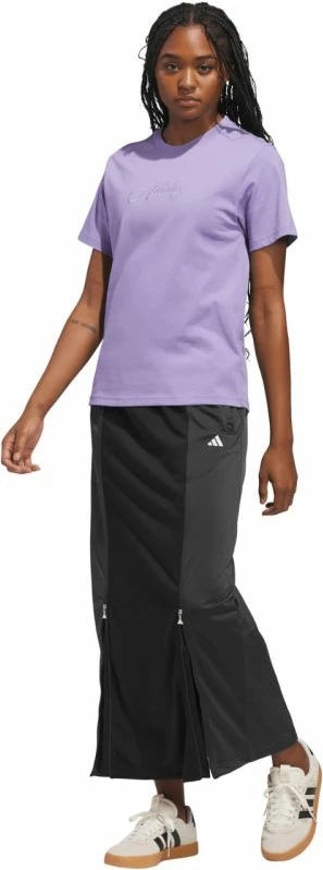 Maicë femra adidas Cursive KB2402, vjollcë e çelët [Madhësia: M]