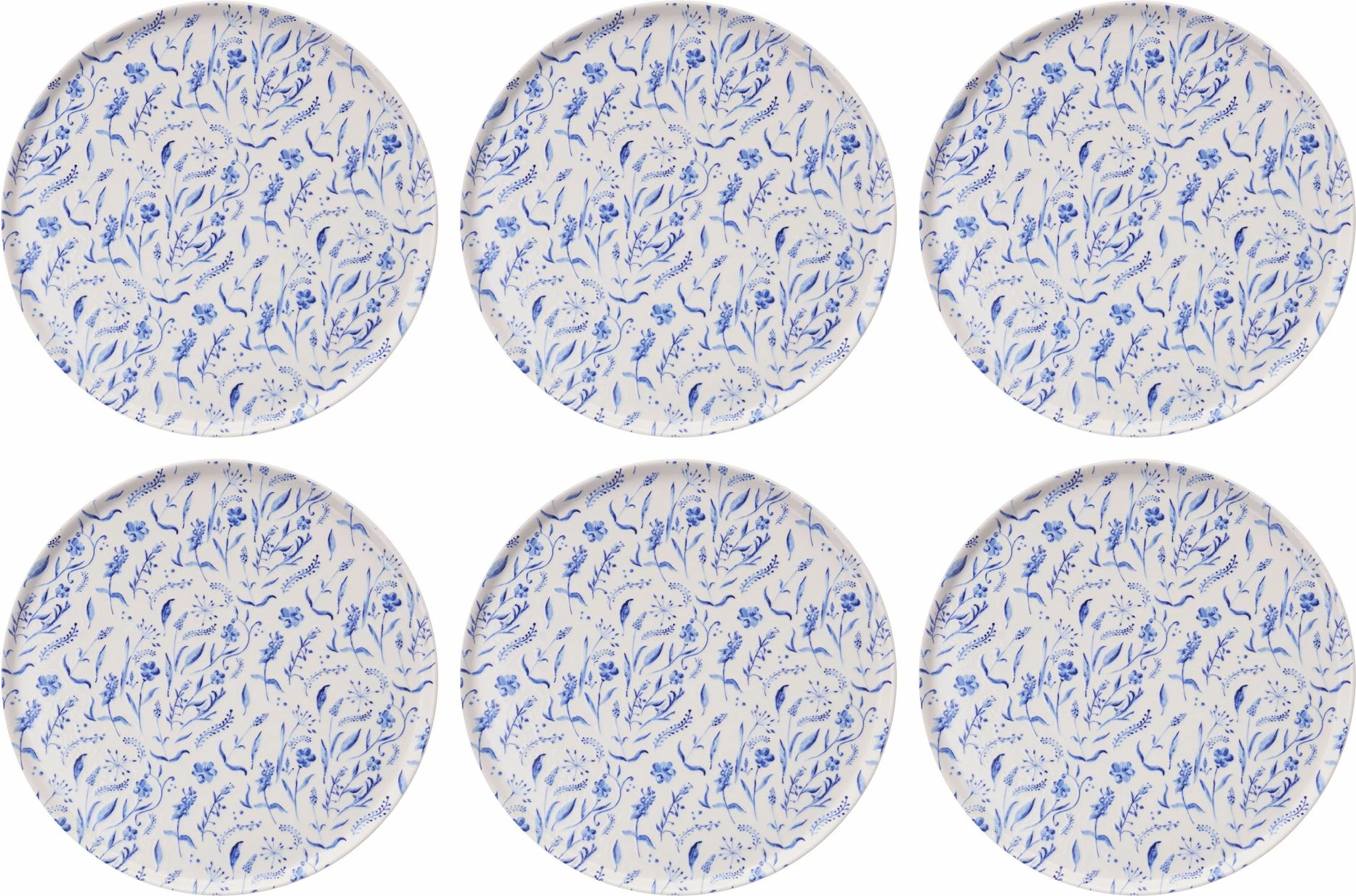 Set pjatash shërbimi (6 copë), Hermia Concept, Spring Garden