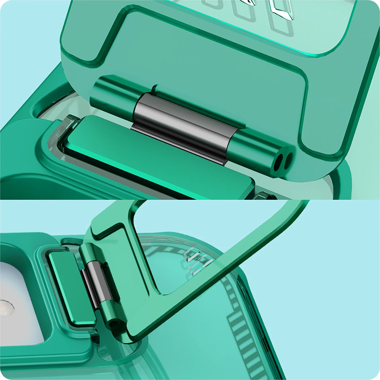 Mbështjellës Nillkin Iceblade Prop me qëndrim, për iPhone 16e, Gjelbër