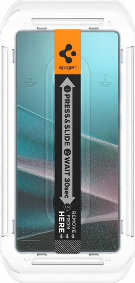 Xham mbrojtës privatësie Spigen Glas.tR "EZ Fit" HD për Galaxy S25 Ultra, 9H, 0.20 mm, 2 copë