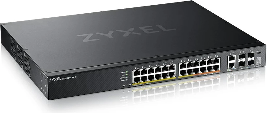 Switch Zyxel XGS2220-30HP, Managed L3, Gigabit Ethernet, PoE, E zezë