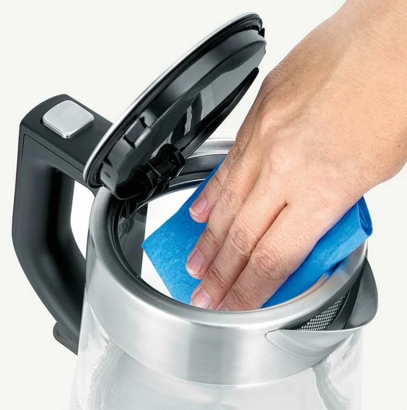 Çajnik elektrik, Severin, WK 3468, 1 L, xham & inoks, 360° pa kabllo, e zezë