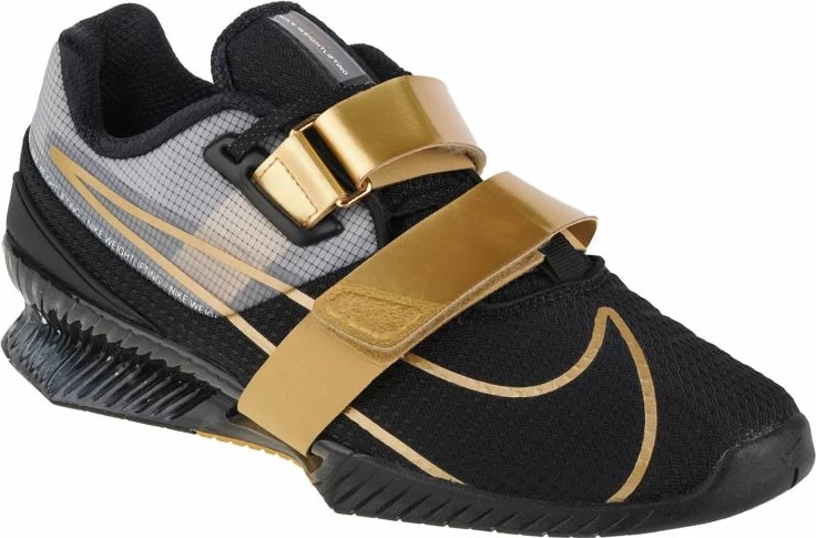 Atlete për meshkuj Nike Romaleos 4, të zeza me ari [Madhësia: 42]