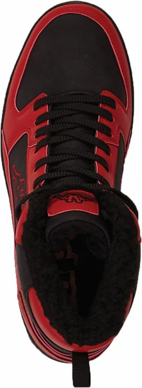 Atlete Kappa Lineup Fur për meshkuj dhe femra, të zeza me të kuqe