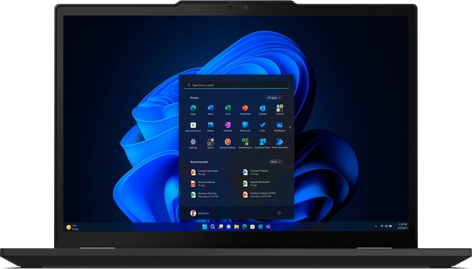 Laptop Lenovo ThinkPad X13 2-in-1 Gen 5, Intel Core Ultra 5, 32 GB, 1 TB, Ekran 13.3", Ngjyrë e zezë