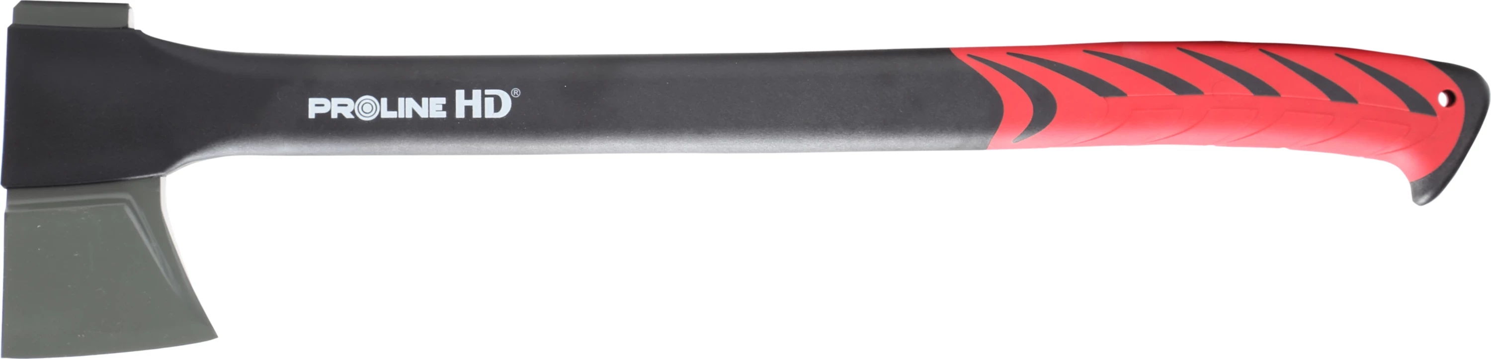 Sëpatë PROLINE 12843 1.3 kg, dorezë fiberglasi 605 mm, kuqe/zezë