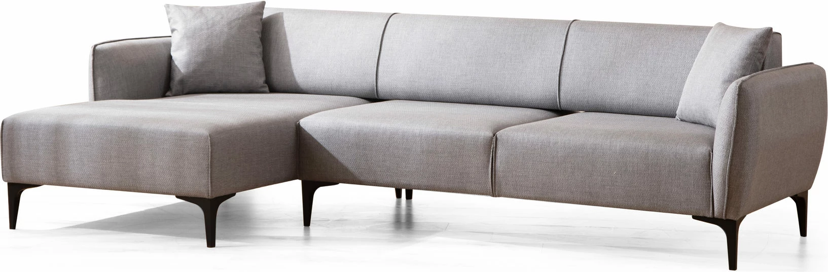Këndare Belissimo, ngjyrë gri, Atelier del Sofa, pjesa e majtë