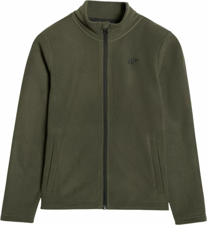 Xhemper fleece për djem 4F, khaki [Madhësia: 134]
