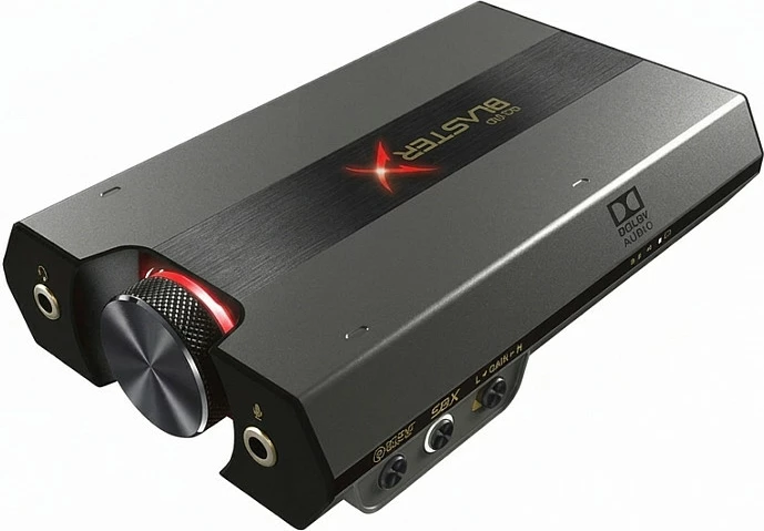 Kartelë zëri Creative Sound BlasterX G6, USB-C, e jashtme, e zezë