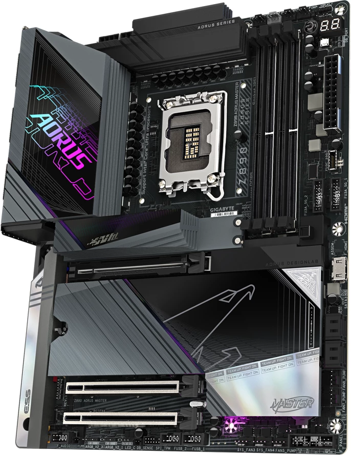 Pllakë amë Gigabyte Z890 AORUS Master, LGA1851, ATX, 4x DDR5, Wi-Fi 7, Bluetooth 5.4