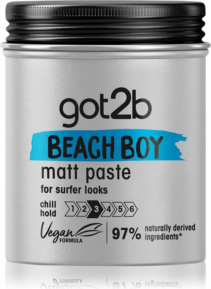 Pastë për flokë Got2B Beach Boy Surfer Look Mattifying për meshkuj 100ml