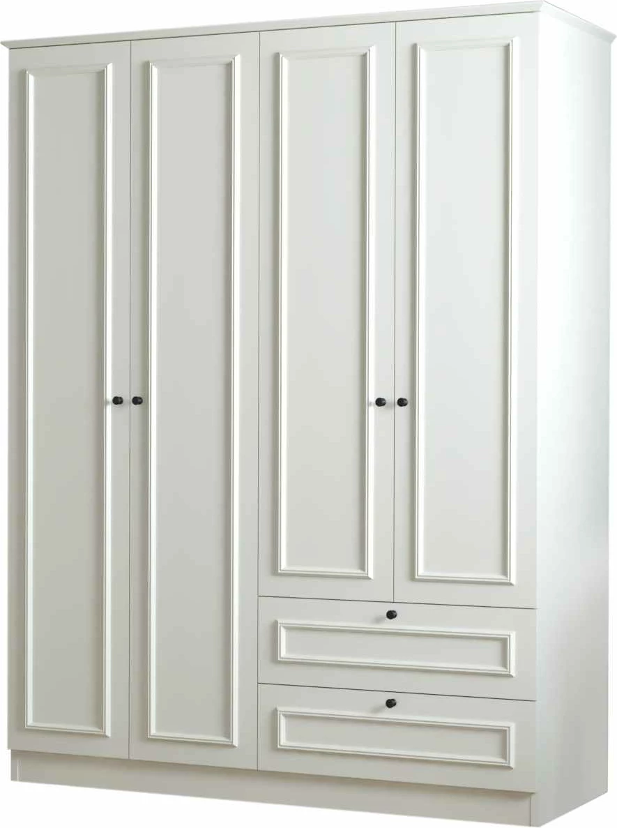 Dollap për rroba, ngjyrë e bardhë, Skye Decor Mira 210