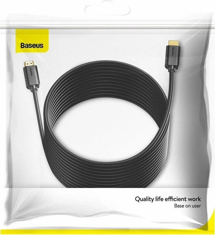 Kabllo HDMI Baseus BSU1578BLK 5 m 4K@30Hz HDR 18Gbps, e zezë