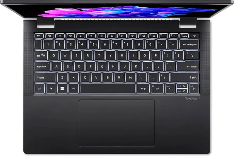 Laptop Acer TravelMate P6 TMP614-53-TCO-54RF, i5-1335U, 16GB RAM Memorje, 512GB SSD, Windows 11 Pro, tastierë AZERTY frëngjisht, e zezë