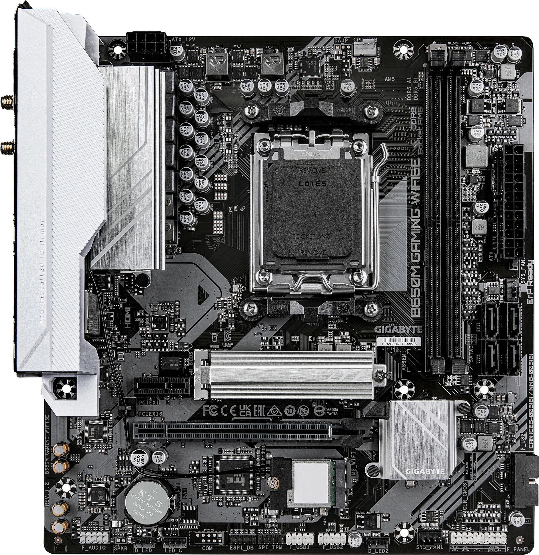 Pllakë amë Gigabyte B650M Gaming WIFI6E, Socket AM5, micro ATX