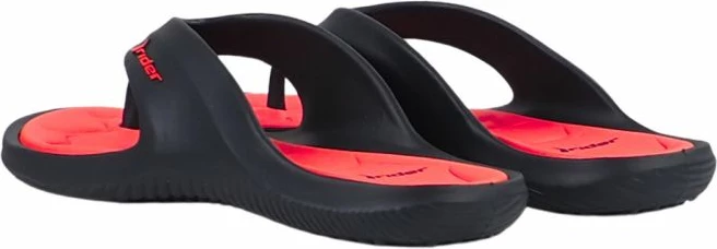 Flip-flop për meshkuj Rider, të zeza e të kuqe [Madhësia: 44]
