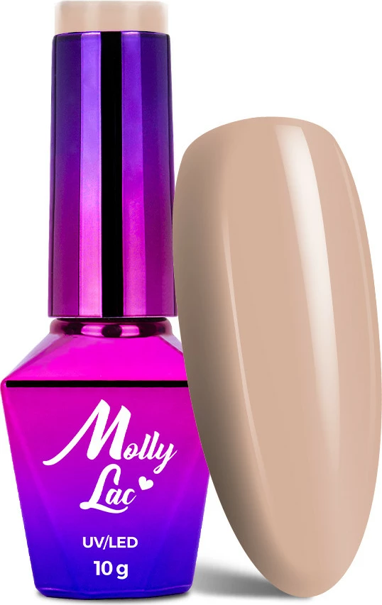 Llak për thonj për femra MollyLac Yoga Hybrid 85 Utkatasana, 10g