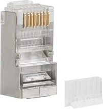 Konektorët e telit Lanberg PLS-6000, RJ-45, Ngjyrë çeliku inox dhe transparent