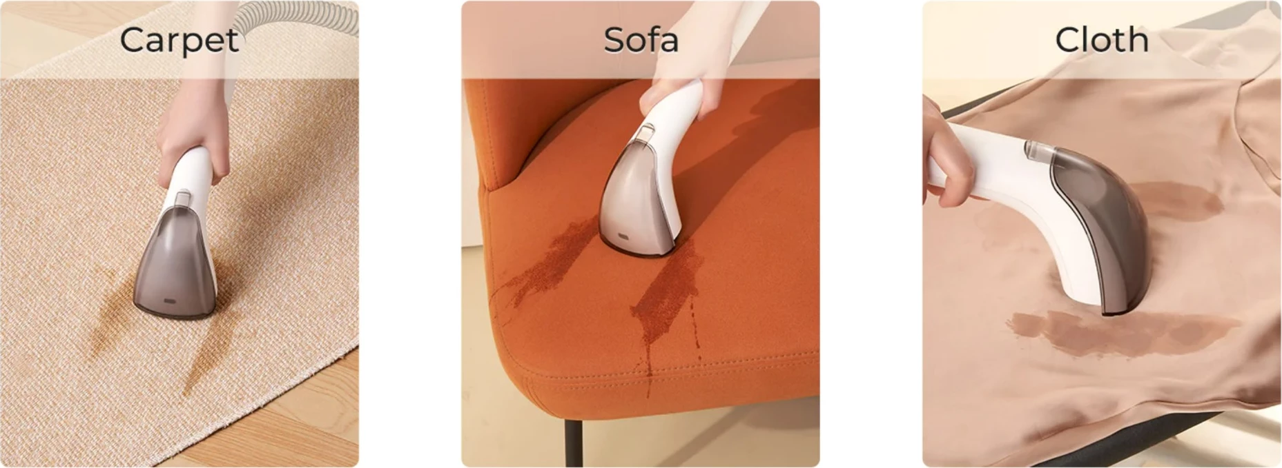 Fshesë me korrent me avull Uwant B200, 1900W, 12kPa, depo 1.5L+1.5L, kabllo 4m, zorrë 1.5m, e bardhë/zezë