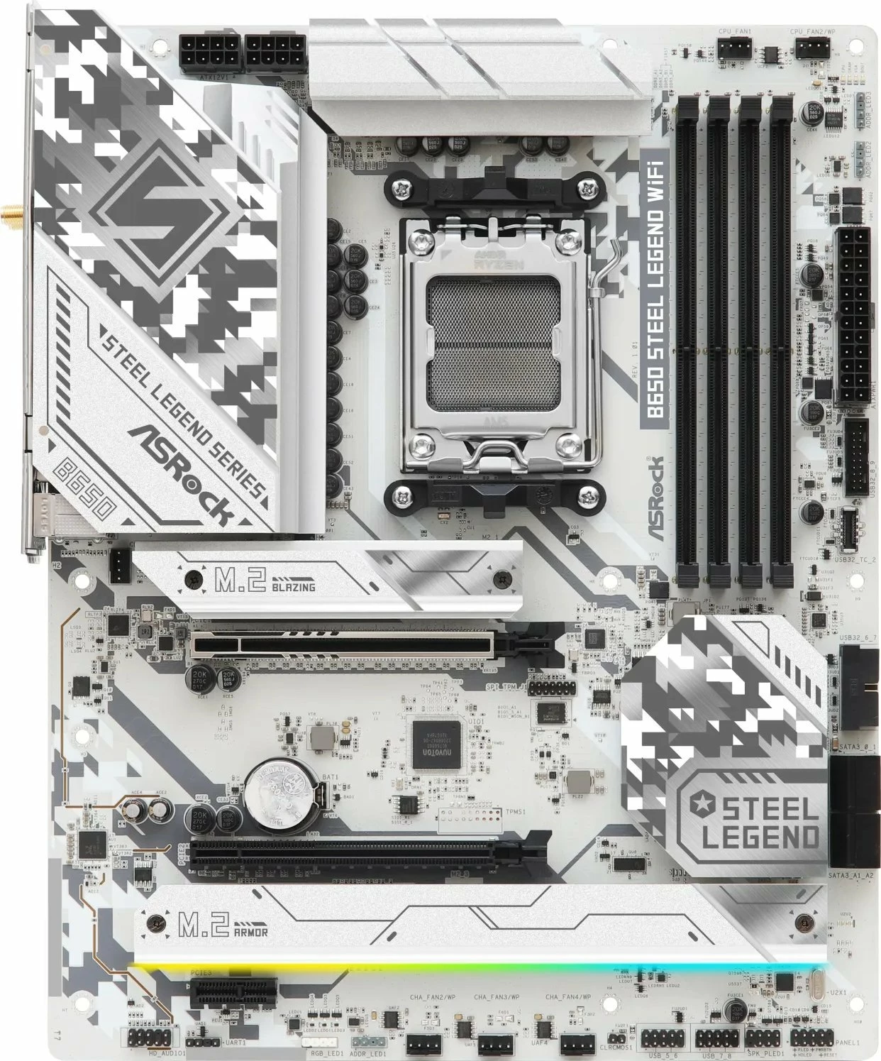 Pllakë amë ASRock B650 Steel Legend WiFi, ATX, AM5, DDR5