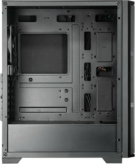 Kasë Chieftec Pro Midi Serie AS-02B-OP, Midi Tower, e zezë