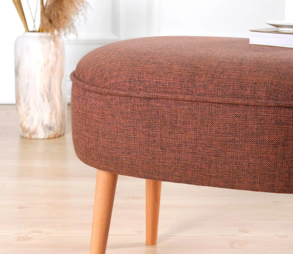 Puf Timoon, ngjyrë e kuqe tjegulle, Atelier del Sofa