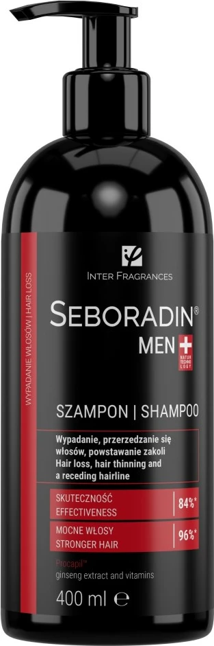 Shampon kundër rënies së flokëve për meshkuj SEBORADIN Men 400ml