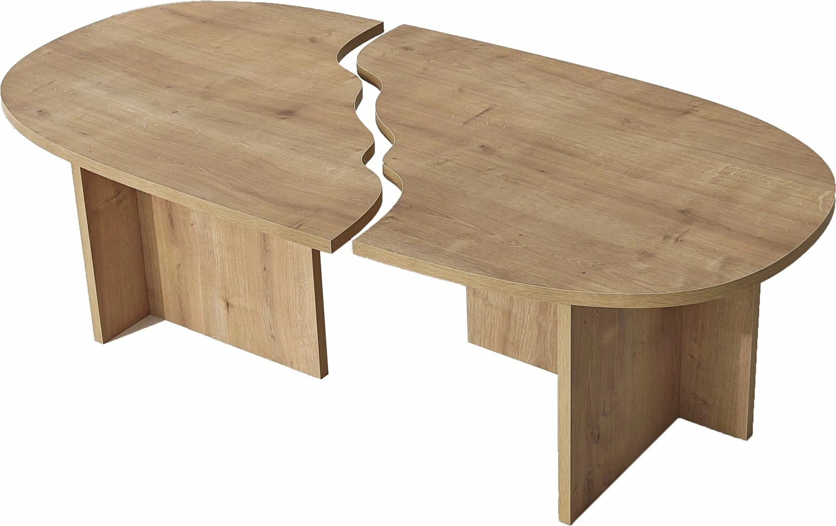 Tavolinë kafeje Skye Decor, ngjyrë lisi Sapphire Oak