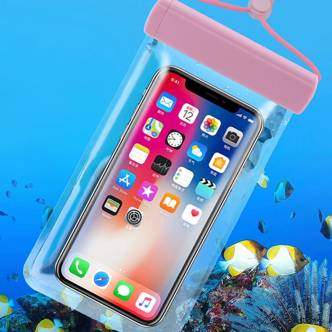 Mbështjellës i papërshkueshëm nga uji për celular Hurtel WN-01B, 115x220 mm, i zi