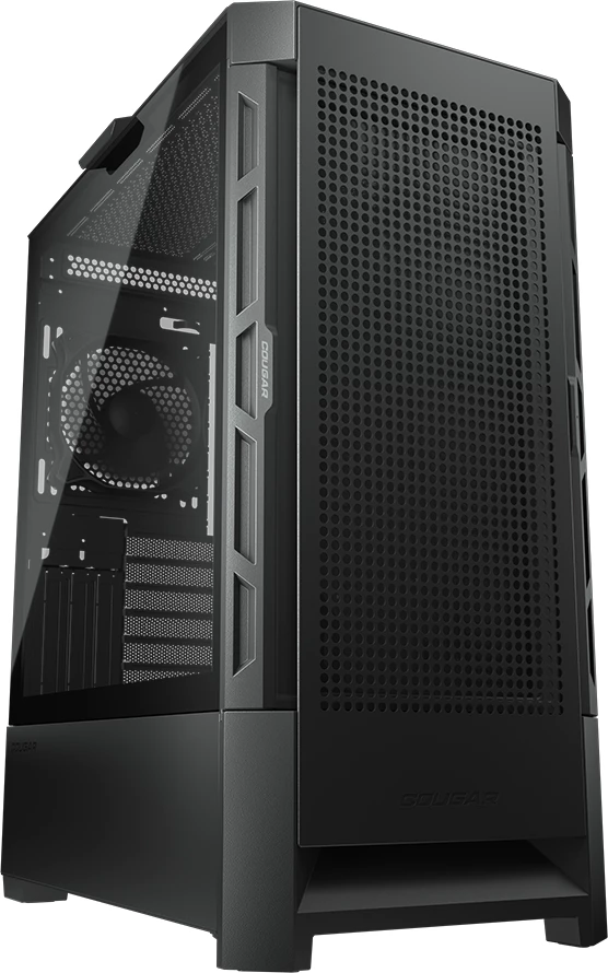 Kasë COUGAR AIRFACE Midi Tower, tempered glass, ATX/E-ATX, e zezë
