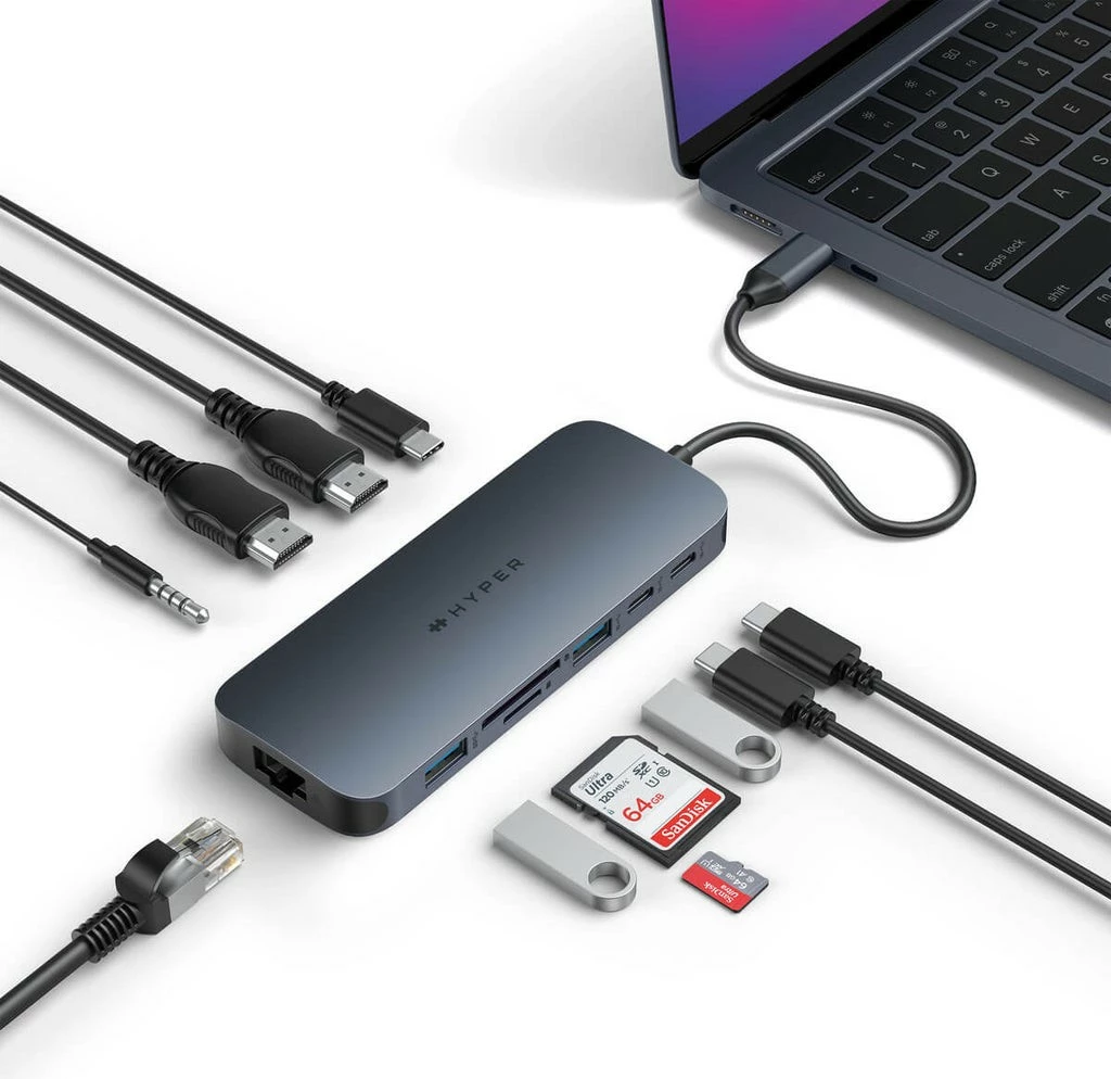 Dok stacion Targus HyperDrive EcoSmart Gen.2, USB-C, 4K, i zi