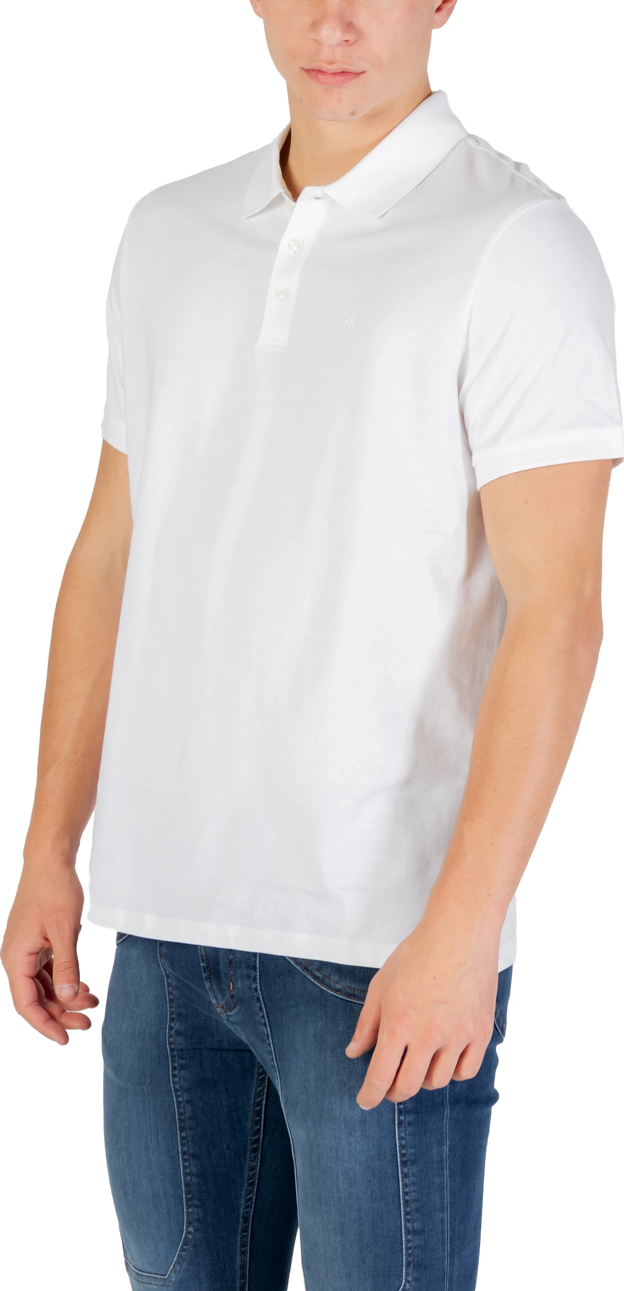Maicë polo për meshkuj Calvin Klein Jeans LV04RD255G, e bardhë [Madhësia: S]