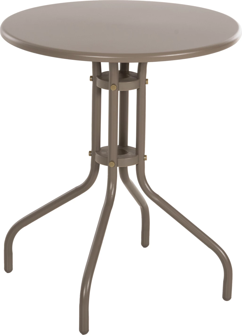 Tavolinë e rrumbullakët për jashtë, ngjyrë shampanjë, LINO FH5973.04, Φ60x70H cm