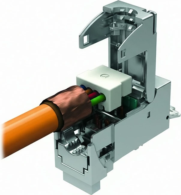 Keystone RJ45 Easylan fixLink SL, Cat6A (ISO/IEC), AWG 24-22