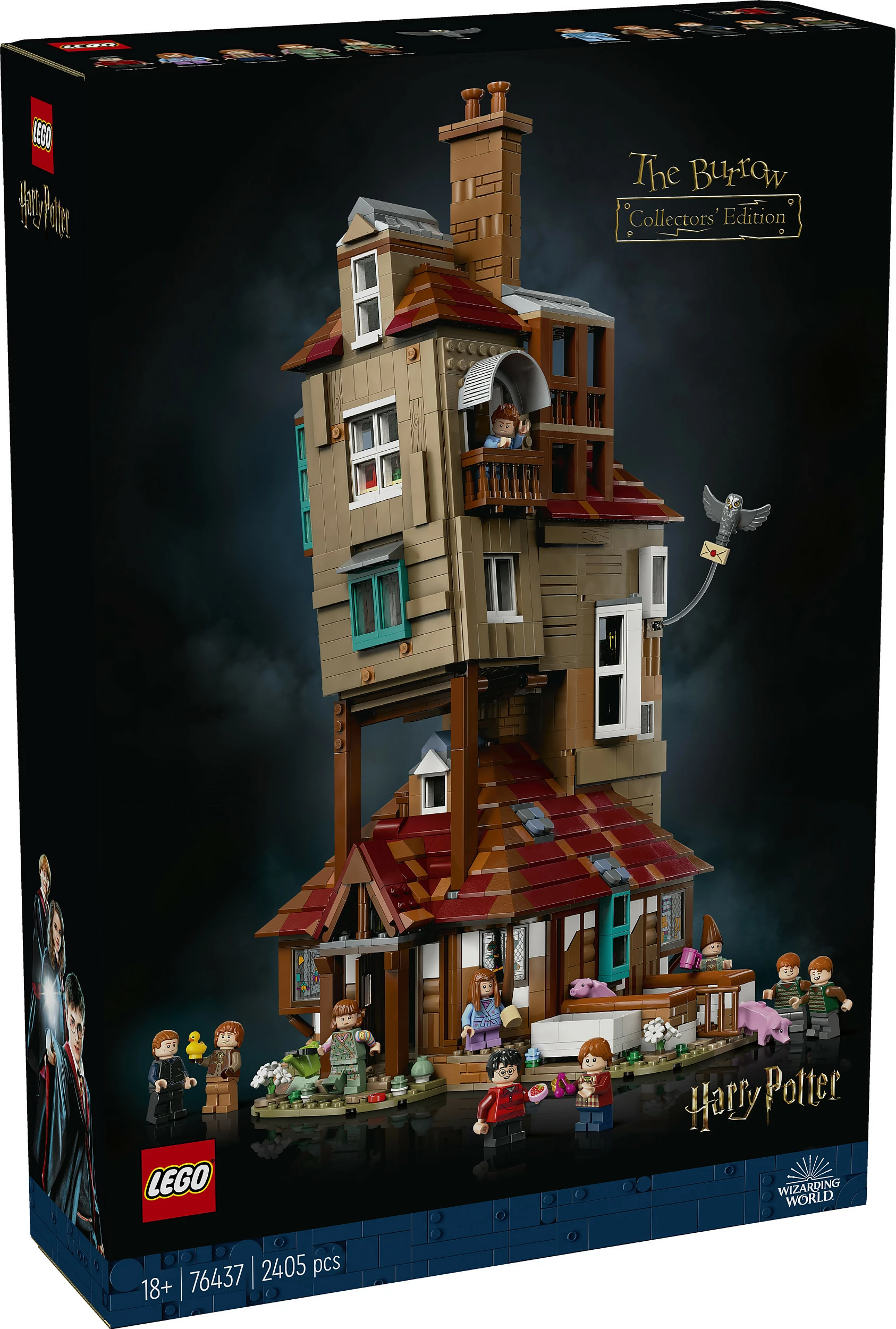 Set ndërtimi LEGO The Burrow, Koleksionist, 2405 pjesë, shumëngjyrësh