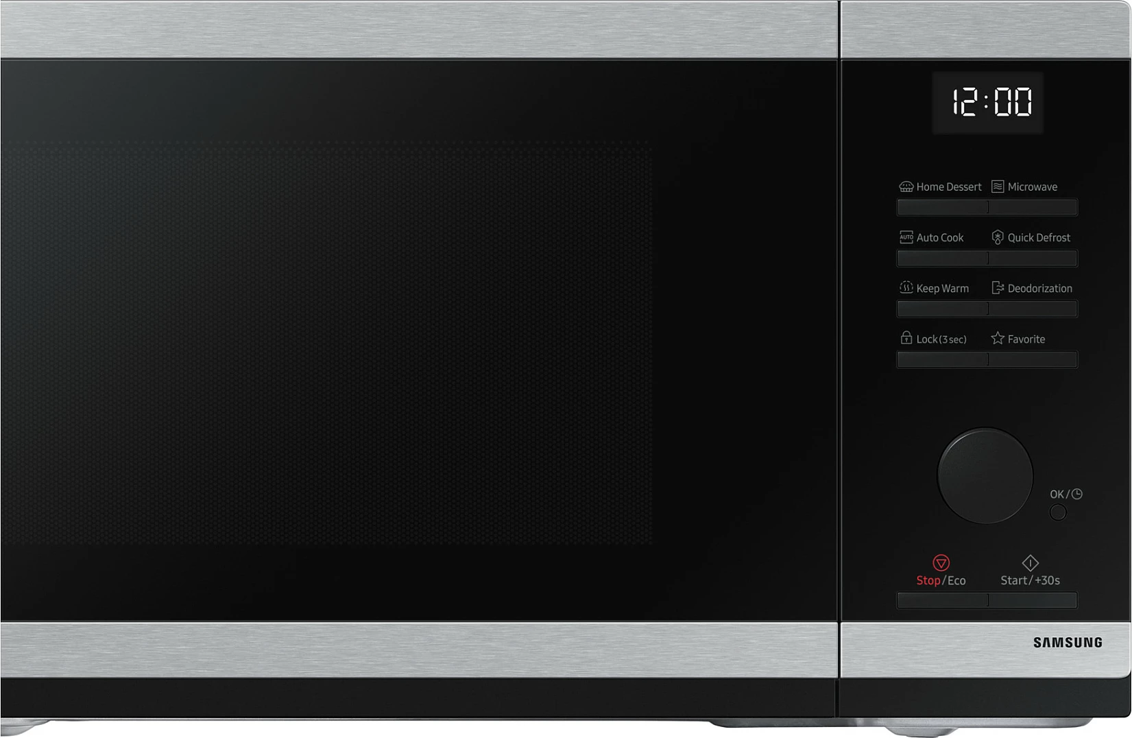 Mikrovalë Samsung MS23DG4504AT, 23 L, 800 W, inox/zezë
