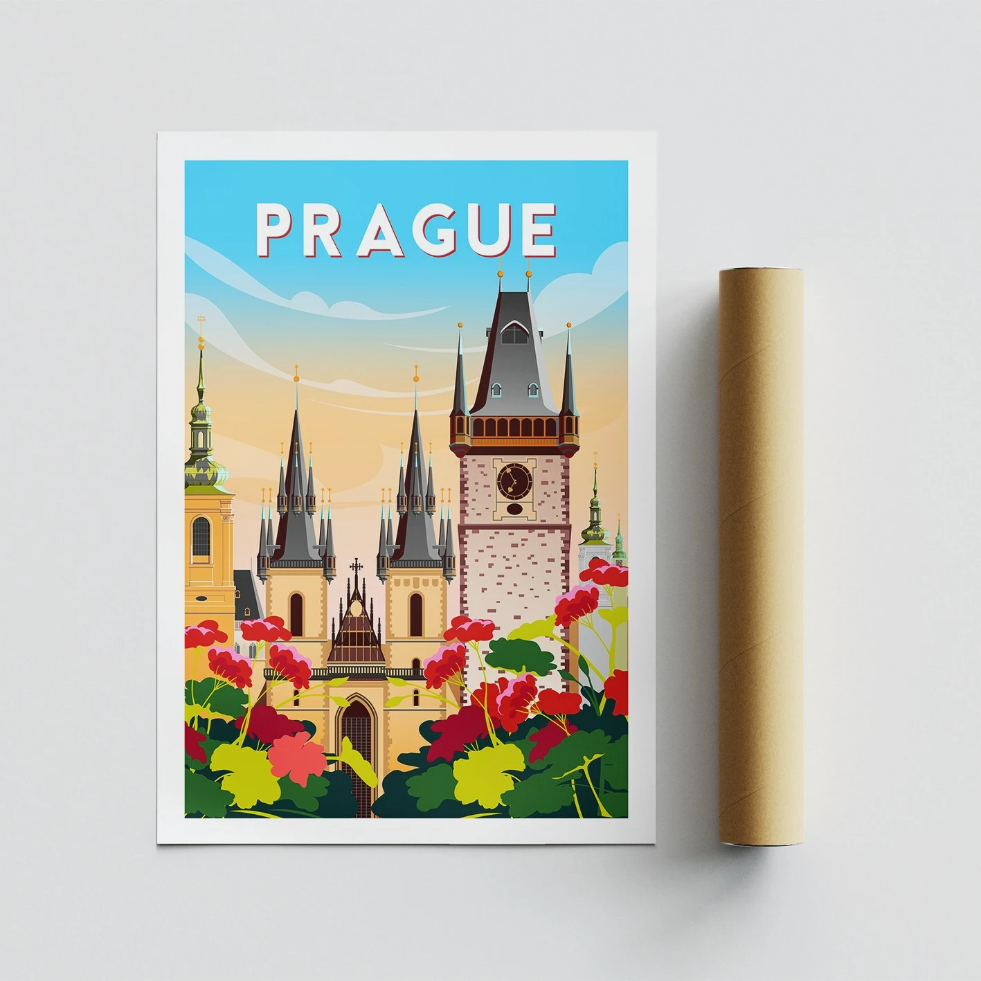 Poster A3, Wallity, Pragë - 2009