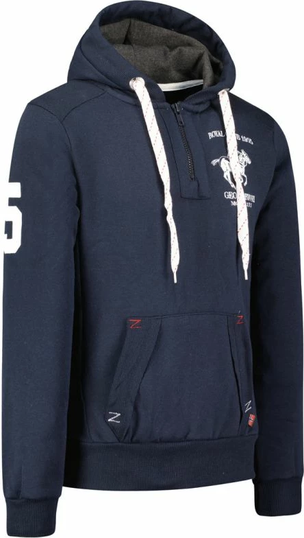 Duks me kapuç për meshkuj Geographical Norway, navy blue [Madhësia: M]