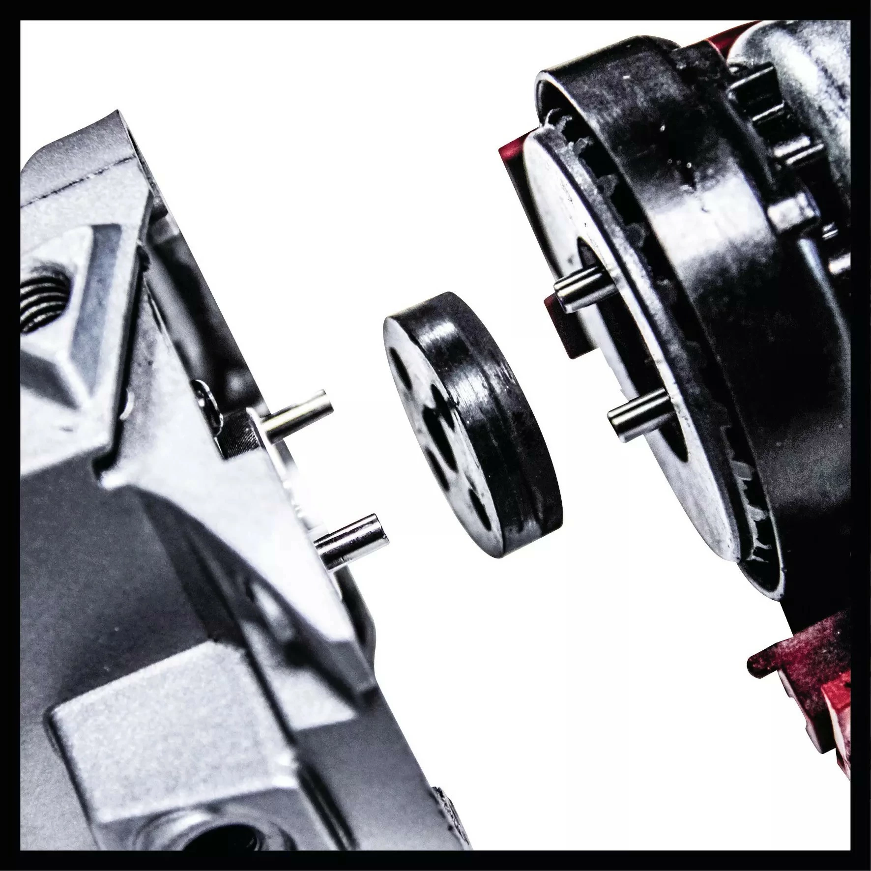 Brushe këndore Einhell TE-AG 18/115 Li, 18V, 2.5Ah, 8500 RPM, pa kabllo, zi/kuqe/argjend
