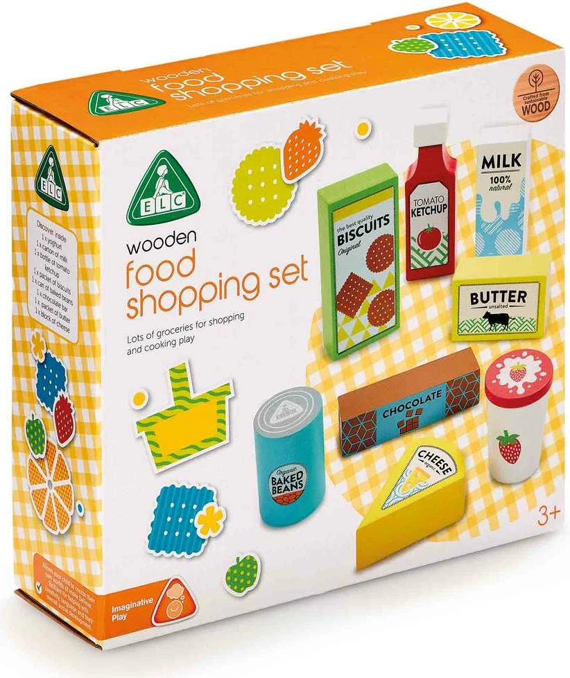 Early Learning Centre Wooden Food Shopping Set