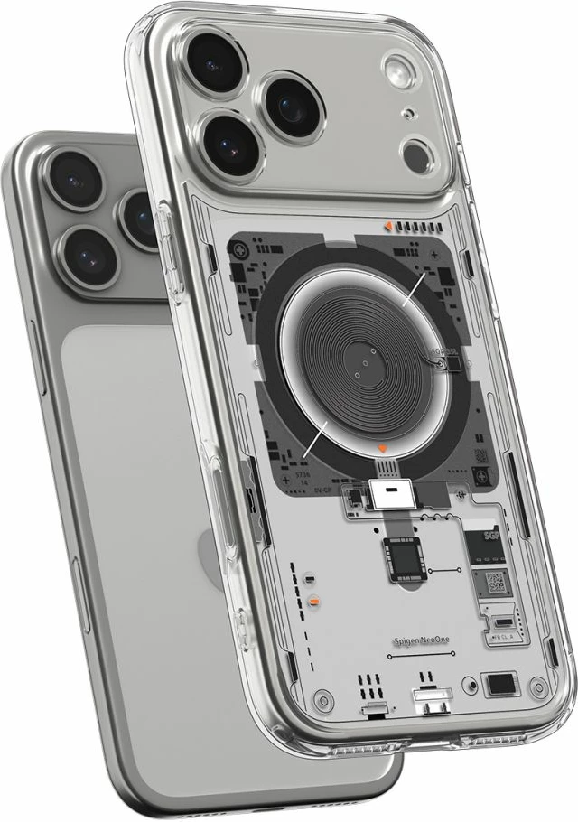 Mbështjellës Spigen Ultra Hybrid MagSafe për iPhone 17 Pro Max, Transparent